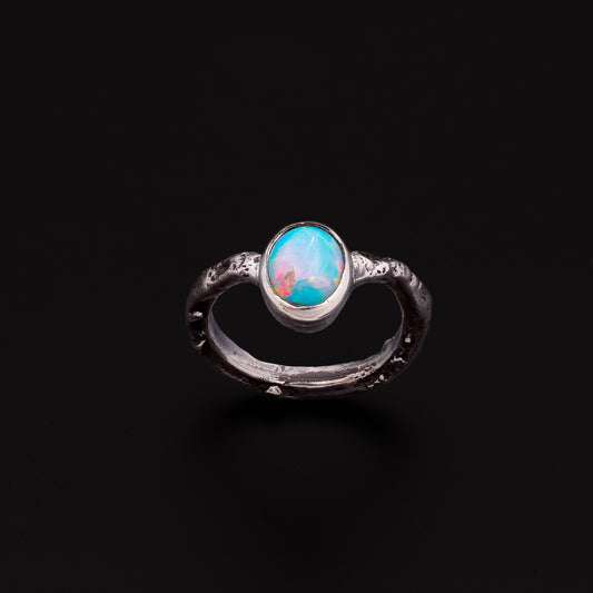 [VOLCAN] • Australian opal 925 ring [ Out of stock ]